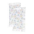 thumbnail image 1 of Lulujo - Baby Security Blanket Lovie Cotton Muslin with Satin Trim, 1 of 3