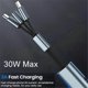 thumbnail image 3 of 3 in 1 Fast Charging Cable for /Android/Tablet red, 3 of 5