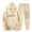 Beige 2 piece outfits for women, variant on Usmixi Tracksuits Set for Women Hoodeis 2 Piece Outfits for Women Fashion ECG Print Hooded Sweatshirt Jogger Pant Lounge Sets Plus Size Workout Sports Sweatsuits Sets with Pocket Under $10