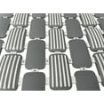 thumbnail image 5 of Mainstays 28.34" x 15.35 ", PP+TPE, Non-Slip Tile Bath Mat for Shower with Strong Suction Cups, Grey, 5 of 11
