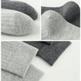 thumbnail image 6 of JSEMOY  Crew Socks, Solid Pattern, Casual Theme, Cushioning, Medium Thickness, 5 Pack (6-10), 6 of 8