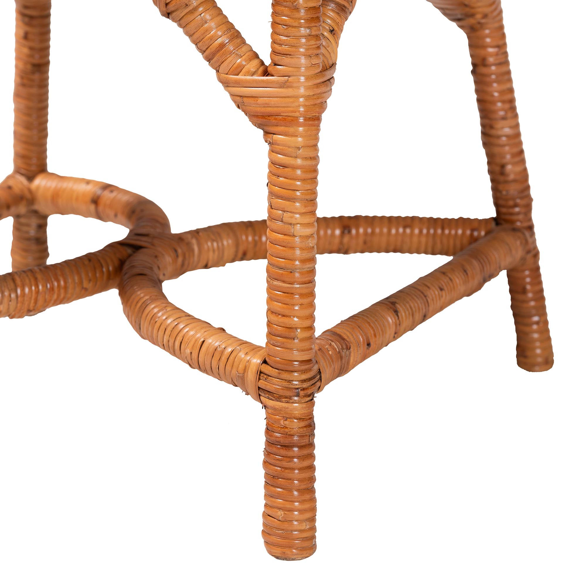 bali & pari Alondra Boho Dining Chair, Light Honey