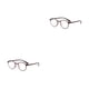 thumbnail image 4 of Guardurnaity Gafas de lectura, gafas de lectura, colgante de moda, estilo nórdico, de larga duración, Unisex, a prueba de golpes, dulce regalo, Vino rojo 2piezas, 4 of 6