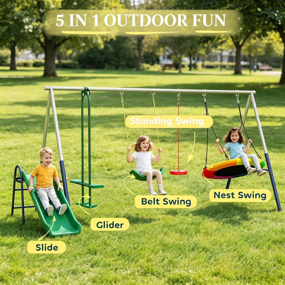 Swing Set for Outdoor