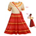 thumbnail image 1 of Encanto Dolores Madrigal Cosplay Disfraz De Mujeres Adultas Niños Niñas Princesa Vestido De Halloween Peluca Diadema Bolsa Pendientes Traje, 1 of 4