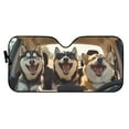 thumbnail image 2 of Yuyamidu Corgi Car Sunshade for SUV Truck Van Husky Car Window Shades Front Windshield Cover Foldable Window Sun Shade for Car Keep Your Vehicle Cool, 2 of 5