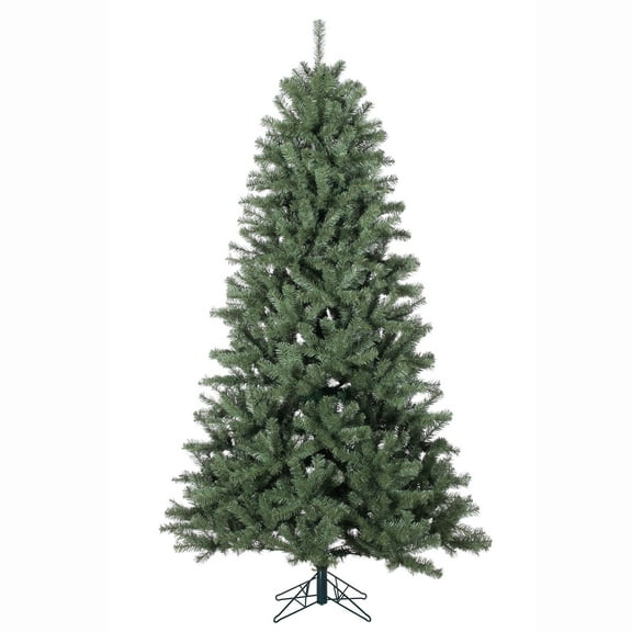 Vickerman 7.5' x 52" Artificial Valley Spruce Tree, Metal Stand