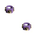 thumbnail image 1 of Youkk Belles Bagues en Or Déclaration pour Femmes à la Mode Bagues Durables pour Femmes Violet 2Set, 1 of 6