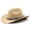1-Beige1360, variant on Oiyii Little Boys Classic Cow Boy Hats Woven Band Outdoor Western Cow Girl Hats, Hot Pink