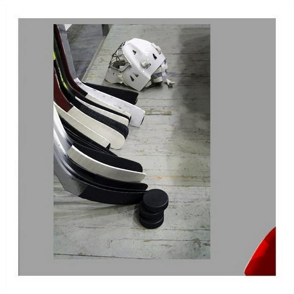 Wallhogs Hockey Equipment Glossy Wall Mural