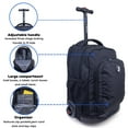 "J World Sunny 17"" Rolling Backpack for Kids and Teenagers, School