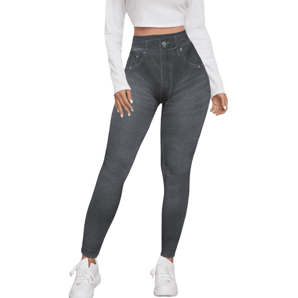 Leggings de Mujer Estilo Mezclilla Unitalla Comodidad y Estilo en Leggins