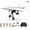 1 Landing Gear+3 Battery, variant on Power-Up RC Paper Airplane Kit with Gyro Stabilizer – DIY Electric Remote Control Plane with Dual Propellers, Lightweight Foldable Flying STEM Toy, A Good Gifts (1 Landing Gear+1 Battery)