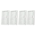 thumbnail image 4 of Tablero de lista de verificación de 4 piezas, reciclable, portátil, desmontable, para mensajes, plan de viaje, cuidado de personas mayores., 4 of 14