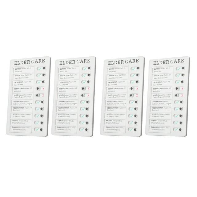 Tablero de lista de verificación Bling Bling 4 piezas Tablero de tareas de bricolaje