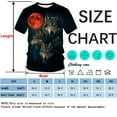 thumbnail image 4 of Rebaike Wolf T-shirt for Men Dark Forest Animal Graphic Tee Shirt, 4 of 7