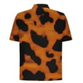 thumbnail image 5 of COSFO Short Sleeve Men Shirts Leopard Print Collared Casual Tops Regular Fit Button Down Beach Shirts, 5 of 5