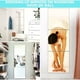 thumbnail image 4 of Espejos decorativos de cuerpo entero hechos a mano, espejo adhesivo para colocar sobre la puerta, espejo irrompible para pared, entrada, sala de estar, gimnasio, 4 piezas, 4 of 5