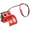 thumbnail image 2 of Fosa Motor Heatsink, Aluminum Electric Motor Heat Sink Upgrade Accessory Cooling Radiator Fins For 380/390 Motor 1/16 RC Car Boat Model With JST Plug, 2 of 8
