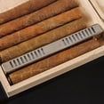thumbnail image 4 of Farfi Cigars Humidifier Soft Sponge Filling Long Strip Plastic Box Breathable Moisturizing Portable Cigars Humidor Humidifier Strip Box Home Use (Silver), 4 of 13