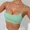 Aqua, variant on Women Sports Bras Square Neck Crop Tank Tops with Removable Pads, Thin Straps, Light Support, Breathable, Quick Dry, Soft, Stretchy, Yoga, Pilates, Daily Wear