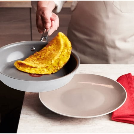 T-fal Excellence Ceramic Non-Stick Cookware Set, 10-Piece - White ‼️has stains and could have missing pieces ‼️