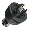 thumbnail image 2 of Rvs Trailers Generator Plug Three Pole Brand New Durable High Quality Practical Replaceable 1.2Cm 3 Pins Ac 250V, 2 of 8