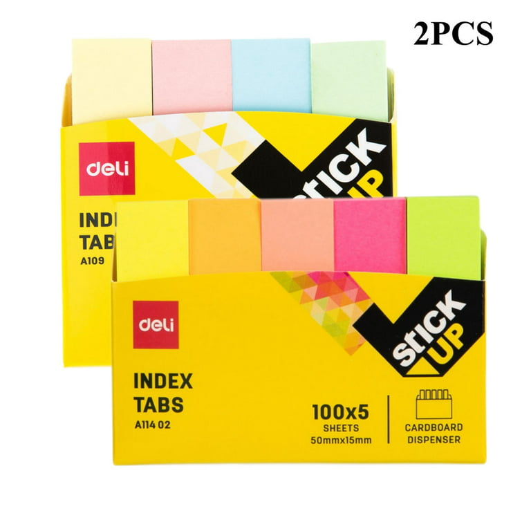Post it DELI Stick UP A023 Sticky Notes Néon 76 x 76mm 100 Feuilles Multi  couleurs ALL WHAT OFFICE NEEDS