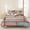 Brown Pink, variant on 3 Pieces Queen Quilt Set,Blue Tie Dye Vortex Psychedelic Soft Bedding Sets with 1 Quilt & 2 Pillow Shams,Abstract Ethnic Tribal Style Summer Bedspread Lightweight Coverlet Comforter for All Season