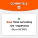 thumbnail image 2 of Replacement Ear Pads For Bose 700 Noise Cancelling (black), 2 of 5