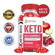 Keto Snax ACV Gummies 1000MG Dietary Supplement 60 Gummys