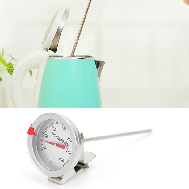 Termómetro para Freír de Acero inoxidable con esfera de 5 cm, mide con precisión la temperatura del cárter de aceite para freír y asar