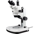 thumbnail image 2 of AmScope 7X-90X Track Stand Stereo Zoom Trinocular Microscope with Dual LED Lights New, 2 of 5