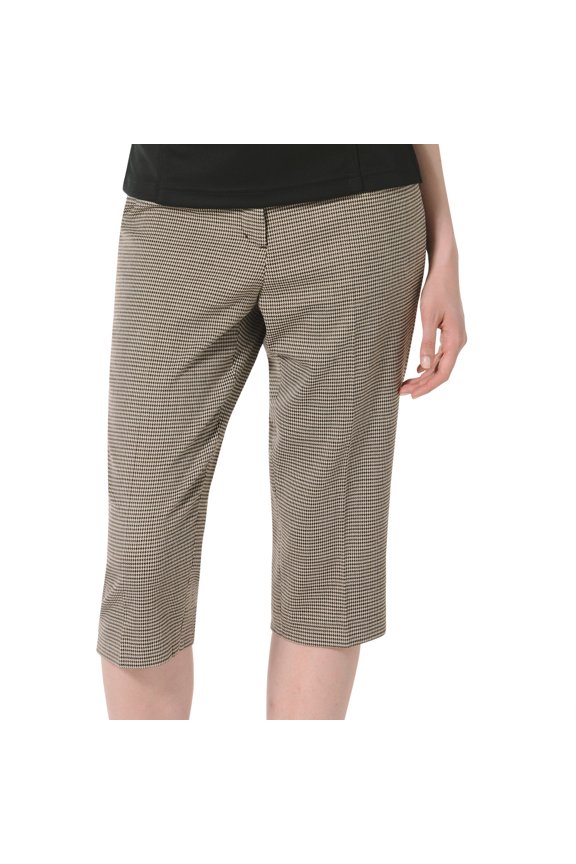 Women's Houndstooth Golf Capris #2827