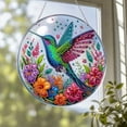 thumbnail image 3 of PLPPYFS Christmas Pearl Diamond Art Hanging Ornament DIY Craft, Hummingbird Pearl Diamond Suncatcher, 3D Mixed-Size Pearls and Complete DIY Craft for Windows, Trees, Holiday Gifts, 3 of 6