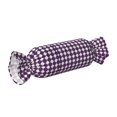 thumbnail image 3 of Candy Pillow With Pillow Core 24.6×9.8in Durable Cord Opening And Closing Design Waterproof And Easy To Install Violet Retro Houndstooth_2, 3 of 8