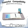 thumbnail image 5 of Lap Desk, Portable Laptop Desk Fits Up to 16“ Laptops, with Tablet Slot, Built-in Cushion, Great for Home & Office,Lap Desk for Laptop,Lap Desk with Cushion (Grey Violet, Large), 5 of 13