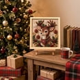 thumbnail image 6 of QISIWOLE DIY Christmas Reindeer Punch Needle Kit for Adults & Beginner, 7.8x7.8in DIY Fabric Poke Art Kit, Punch Needle Kits with All Supplies for Women Mom, Home Party Decor, Gift for Crafts Lovers, 6 of 6
