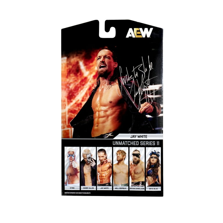 AEW Unmatched Jay White - 6 inch Figure with Soft Leather Jacket