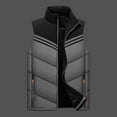 thumbnail image 2 of ZVNAΖH Sports Puffer Vest Jacket for Men Full Zip Windproof Sleeveless Jacket for Travel Hiking Running Golf, 2 of 3