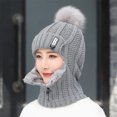 thumbnail image 3 of Guardurnaity M Gorro De Punto Esencial De Invierno Con Conjunto De Bufanda Gorro De Punto De Estilo Cálido Conjunto De Bufanda Sombreros Para Mujer Sombreros, 3 of 6