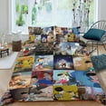 thumbnail image 2 of 3 Piece Bedding Set For The Adventures of Pinocchio Comforter Cover Set Cute Duvet Cover Sets Super Soft Teens Bedding Set Kids Bedroom Gifts,ses Twin, 2 of 6