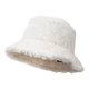 thumbnail image 1 of Guardurnaity Sombrero de cubo de piel sintética borrosa de invierno para mujer de ajuste Universal duradero y suave sombrero de cubo cálido de Sombreros, 1 of 6