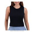 thumbnail image 1 of Top George Talla EG Cuello Redondo Tirante Ancho Negro, 1 of 4