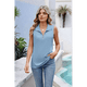 thumbnail image 5 of Camisetas Sin Mangas con Cremallera para Mujer Azul L, 5 of 10