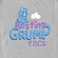 thumbnail image 2 of Men's Care Bears Resting Grump Face  Graphic Tee Silver 2X Large, 2 of 4