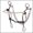 Silver II, variant on Hilason Brown Hackamore Horse Bit Hollow Snaffle Mouth With Rope Nose