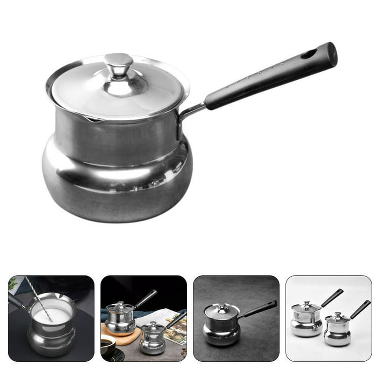 Kitchen Stainless Steel Milk Pan Instant Pot Cooking Pot Gas Stove  Induction Cooker Small Milk Pot Soup Pot tencere Cookware