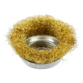 thumbnail image 1 of Angle Grinder Wire Wheel Cup Brush Polishing Drill Wire Brush Coarse Crimped for Copper wire, 1 of 8