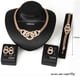 thumbnail image 5 of Sonducket Ceremony Rhinestone Jewelry Set Girls Party Necklace Earring Kit Decoration Ring Jewellery Alloy Birthday Gift Bracelet Ropa, zapatos y accesorios Miscelánea, 5 of 6